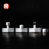Bouchon à bec verseur 5 mm en PE mini, écologique, durable, réutilisable, léger et anti-fuite, de qualité alimentaire, pour pochettes de cosmétiques et crèmes pour le visage