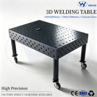 Table de soudage 3D en acier 1000x800x200mm, robuste, de qualité industrielle, haute capacité de charge, haute précision, pour atelier de réparation de machines
