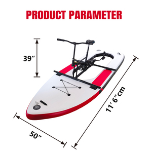 Vélo aquatique <span class=keywords><strong>gonflable</strong></span> intégré préféré, portable, léger, compact, avec cadre intégré, pagaie et vélo aquatique <span class=keywords><strong>2</strong></span>-en-1 - Product Image 3