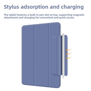 Từ trường hợp có thể tháo rời cho <span class=keywords><strong>iPad</strong></span> <span class=keywords><strong>Mini</strong></span> 6 8.3 inch & <span class=keywords><strong>Mini</strong></span> 7, Folio đứng bì<span class=keywords><strong>a</strong></span> với bút chì sạc - Product Image 5