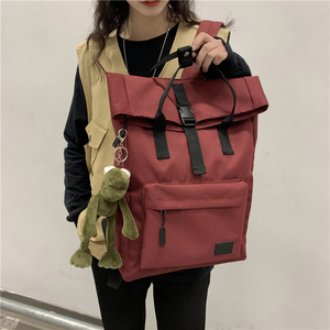 Custom Anti Theft Expandable <b>Roll</b> <b>Top</b> <b>Backpack</b> <b>Laptop</b> Pocket Waterproof Large Capacity Outdoor <b>Backpack</b> College School Bag - Product Image 2