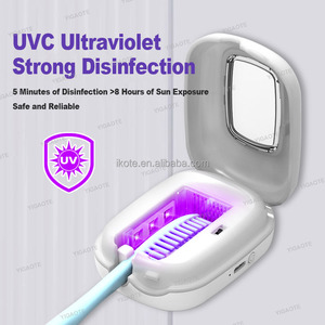 ชุดกล่องฆ่าเชื้อด้วยรังสี UV ติดผนังขนาดเล็กสำหรับแปรงสีฟันในห้องน้ำ - Product Image 5