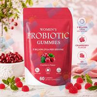 Gummies Probiotiques pour Femmes Saveur Canneberge 5 Milliards d'UFC Soutien Quotidien à la Digestion et au Bien-être Féminin Marque Privée OEM