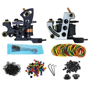 Trung Quốc Nhà cung cấp chuyên nghiệp Tattoo Gun 3 thiết kế có sẵn Tattoo Machine kit hoàn chỉnh hình xăm Bộ dụng cụ cho vẻ đẹp và salon