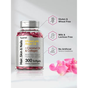 Cápsulas de Gel Suave con Colágeno, Péptidos y Biotina OEM/ODM para la Salud de la Piel, el Sistema Inmunológico y Digestivo en Adultos - Bajo en Carbohidratos/Bajo en Azúcar - Product Image 4