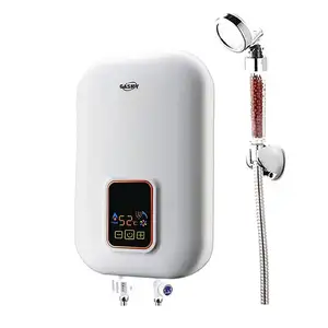 Modern design electric Instant /tankless water heater long life waterproof water heater shower