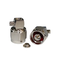 Nouveau connecteur mâle de type N de connecteur à angle droit N-JWB3 de conception pour l'ensemble de câble RG141