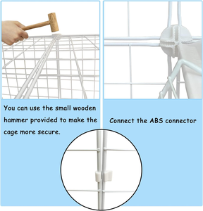 כלובי חיות מחמד מתכת חיות מחמד כלב כלוב גור חתלתול כלובים חיות מחמד הסיטונאי ברזל באיכות גבוהה מרובים בגדלים <span class=keywords><strong>diy</strong></span> - Product Image 2