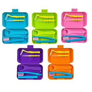 Kit orthodontique : <span class=keywords><strong>Brosse</strong></span> à dents, <span class=keywords><strong>Brosse</strong></span> interdentaire, Fil <span class=keywords><strong>dentaire</strong></span>, Dissolvant d'<span class=keywords><strong>appareil</strong></span> orthodontique, <span class=keywords><strong>Brosse</strong></span> pour espaces interdentaires - Product Image 5