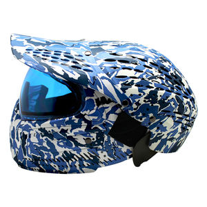 <span class=keywords><strong>Masque</strong></span> de <span class=keywords><strong>Paintball</strong></span> tactique bleu marine, couverture complète de la tête, Anti-buée avec lentille thermique colorant I4 - Product Image 5