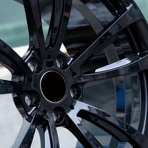 Cerchi in Lega 469M Style 20-21 Pollici 5x120 74.1mm per BMW X5 F15 X6 F16 X5M E70 E71, Nero Lucido con Faccia Lavorata - Product Image 4