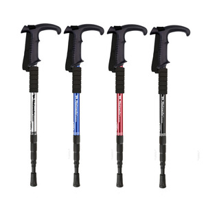 Bâtons de randonnée en alliage d'aluminium, bâtons de marche télescopiques à trois sections, bâtons professionnels pour la randonnée et l'escalade en plein air - Product Image 1