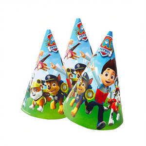 Gorros de Fiesta en Forma de Cono de Papel de Paw Patrol, 6 Piezas, para Cumpleaños de Niños, No Tóxicos - Product Image 2
