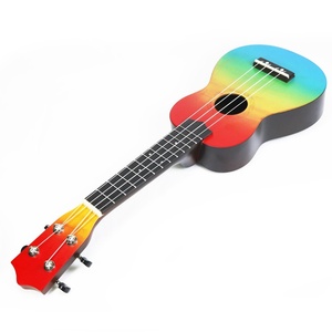 Ukulélé Peint <span class=keywords><strong>à</strong></span> <span class=keywords><strong>la</strong></span> Main, Couleurs de Dessin Animé, Petite <span class=keywords><strong>Guitare</strong></span> 21 Pouces, Instrument d'Initiation pour Étudiants Débutants, Prêt <span class=keywords><strong>à</strong></span> <span class=keywords><strong>Jouer</strong></span> - Product Image 5