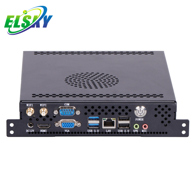 ELSKY Mini Pc with Rs232 3rd Core I3 I5 I7 DDR3 WIFI OPS MINI PC for Finger Touch Portable Interactive Whiteboard