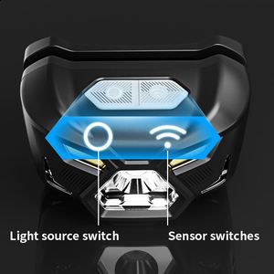 CITICITY ไฟหน้าแบบ LED แบบชาร์จไฟได้ USB-C ชาร์จ IP44 8 โหมดเซ็นเซอร์ตรวจจับความเคลื่อนไหวปรับลำแสง COB ได้เดินป่าตั้งแคมป์ - Product Image 3