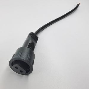 Custom M12 IP67 Waterproof PVC Extension Cord 2-Pin <b>Bare</b> End 2.4A Rated 500mm for Home Industrial & Consumer Electronics Use - Product Image 6