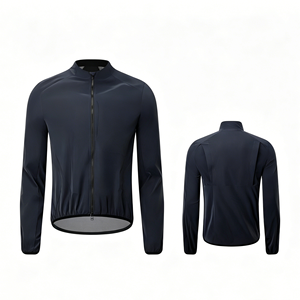 Vente en gros de maillots de cyclisme à manches longues personnalisés unisexes avec logo, légers, coupe-vent et anti-UV, pour le printemps - Product Image 4