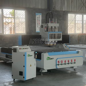 Routeur CNC pour le travail du <span class=keywords><strong>bois</strong></span> ANBEN ATC <span class=keywords><strong>3</strong></span> <span class=keywords><strong>axes</strong></span> 1520 Machine à broche avec moteur pour meubles d'armoire Certifié CE Broche haute vitesse - Product Image 5