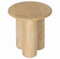 Tables d'appoint en bois rustiques modernes de luxe Meubles en bois durables pour le salon Villa de bar de bureau à domicile Style rustique moderne élégant