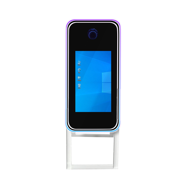 Custom AI Magic Mirror Instant Print Photo Booth Machine Touch Screen Compatible Camera Printer Metal Frame Flight Case