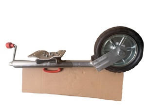 Soporte Giratorio para Remolque de Alta Resistencia de 2000 LBS con <span class=keywords><strong>Rueda</strong></span> de 10 Pulgadas, <span class=keywords><strong>Rueda</strong></span> de Apoyo Galvanizada de 50 mm para el Mercado Europeo - Product Image 4