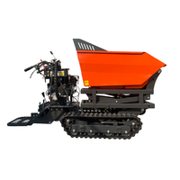 Mini-dumper sur chenilles KONSTANT, moteur 9,0 CV, boîte de vitesses 3 vitesses, capacité de charge de 500 kg, auto-chargeur, tout-terrain