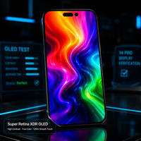 Vente en gros d'écrans OLED pour iPhone 14 Pro, écran TrueTone 120 Hz, assemblage d'écran tactile et de numériseur, remplacement