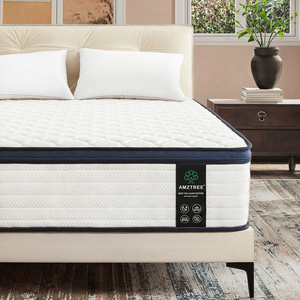 12 Inch Đôi Kích Thước Lai Euro Top Bộ Nhớ Bọt Túi Mùa Xuân Nệm Cho Phòng Ngủ Trường Học Bệnh Viện Khách Sạn Hội Thảo - Product Image 1