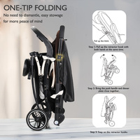 Nouveau 3 en 1 Poussette pour bébé de haute qualité Poussette pour enfants portable et pliable réglable Poussette multifonction Siège pour bébé