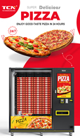 Distributeur Automatique Intelligent TCN de Pizzas Robot de Restauration Rapide Chauffant et Cuisson avec SDK, Paiement par Carte de Crédit et Monnaie, Options de Paiement Multiples