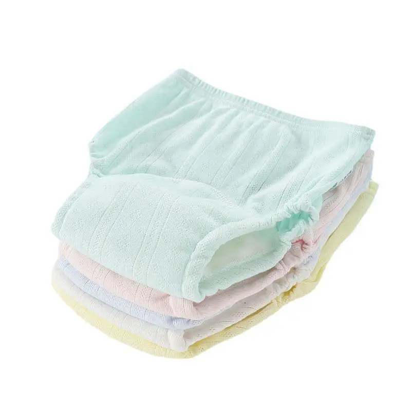 new trends ideas 2022 Cotton Washable Toddler Potty Training Underwear Pants Cloth Baby Diapers Wholesale RTKS-013
