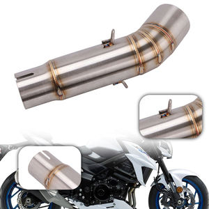 Adattatore Connettore per Tubo di Scarico Moto in Acciaio, Compatibile con <span class=keywords><strong>Suzuki</strong></span> <span class=keywords><strong>GSR</strong></span> <span class=keywords><strong>750</strong></span> 11-19 - Product Image 3