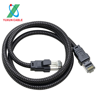 Câble Ethernet extérieur Cat8, gaine PE LSZH résistante aux UV, 40 Gbit/s 2000 MHz, FTP SFTP blindé RJ45 pour système IP AP caméra
