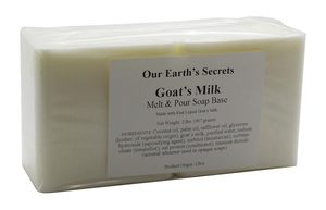 Base <span class=keywords><strong>de</strong></span> savon au <span class=keywords><strong>lait</strong></span> <span class=keywords><strong>de</strong></span> <span class=keywords><strong>chèvre</strong></span> naturelle et biologique en marque propre, 2 lb, à faire fondre et à verser - Product Image 5
