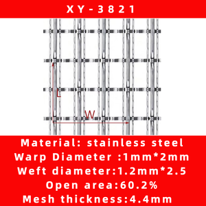 <span class=keywords><strong>Malla</strong></span> de Acero Inoxidable de 4 mm de Espesor para Pantallas de Lámparas, Crea un Aspecto Metálico y Efectos de Luz y <span class=keywords><strong>Sombra</strong></span> Brillantes - Product Image 3
