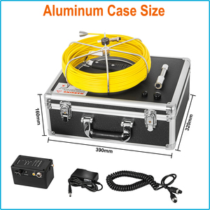 Caméra de <span class=keywords><strong>plombier</strong></span> 23MM avec écran LCD 7 pouces, système de caméra d'inspection des canalisations, équipement, câble de 20m, caméra d'inspection de plomberie - Product Image 6