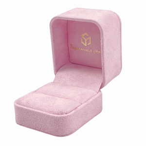 Boîte à bijoux de luxe Velours daim de haute qualité Boîte à bijoux en gros Boîte à bagues - Product Image 6