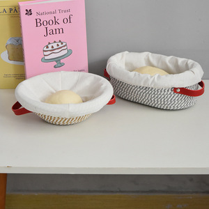 ตะกร้าหวายสำหรับหมักแป้งขนมปัง อุปกรณ์ทำขนมปังแบบยุโรป รุ่น 03120 สีฟ้า - Product Image 3