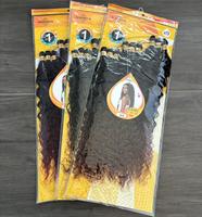 Extensions de cheveux synthétiques tressés de haute qualité, pack unique, pour tête entière, ondulations profondes, Expression Braiding Hair, Ez Braiding Hair pour femmes