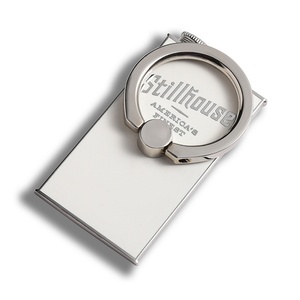 Soporte Metálico para Teléfono Móvil en Forma de Botella Plegable, Color Plateado, con Logotipo Personalizado, Venta Caliente - Product Image 1