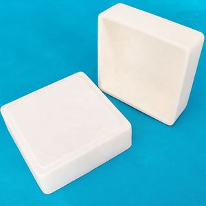 صينية احتراق سيراميك ألومينا 150*150*50 مم 99.5% Al2O3 <span class=keywords><strong>C799</strong></span> مع أغطية تذويب المعادن في المختبر - Product Image 3