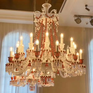 Lusso maria theresa party soffitto interno lampada a sospensione <span class=keywords><strong>in</strong></span> <span class=keywords><strong>cristallo</strong></span> per matrimonio hotel antico lampadario a candela - Product Image 5
