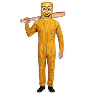 Disfraz de Cosplay de Hombre de Madera Naranja Clásico Internacional de Montañas y Mares, Mono de Juego de Rol de Halloween para Anime y Videojuegos - Product Image 4