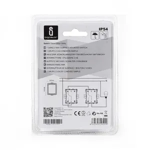Interruttore da superficie, 1 chiave, 2 vie, colore grigio; controllo elettronico per accensione/spegnimento luci e - Product Image 3