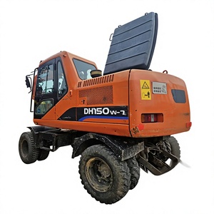 รถขุดดินมือสอง Doosan รุ่น DH150W-7 Doosan 140 150 130 รถขุดล้อยางสภาพดี รถขุดล้อยางมือสอง Doosan Dh150w - Product Image 1