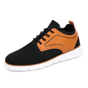 Chaussures de sport décontractées pour hommes, style britannique, en maille respirante, légères, anti-choc, grande taille, nouvelle collection été 2025, pour le marché international - Product Image 2