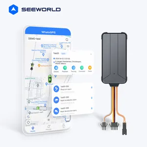 SEE WORLD Echtzeit-Motorrad Mehrz eiliges kabel gebundenes Auto-Tracking-Gerät Fahrzeug-GPS-Tracker mit freier Software
