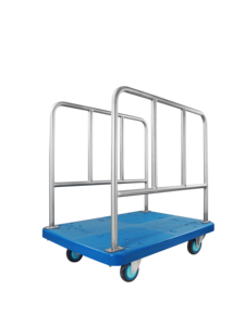 Carretilla de Plataforma Uni-Silent de 300 kg con Doble Asa, Panel de Plataforma, Carro de Transporte Manual PLA300Y-BH - Product Image 3