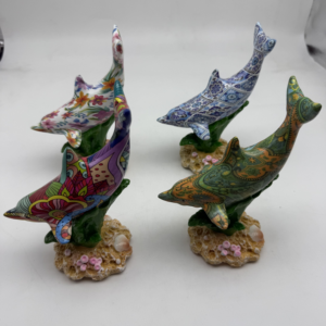 Recuerdo Turístico de Venta Popular, Figura Decorativa de Delfín Oceánico de Resina Ecológica, Adorno para el Hogar - Product Image 4